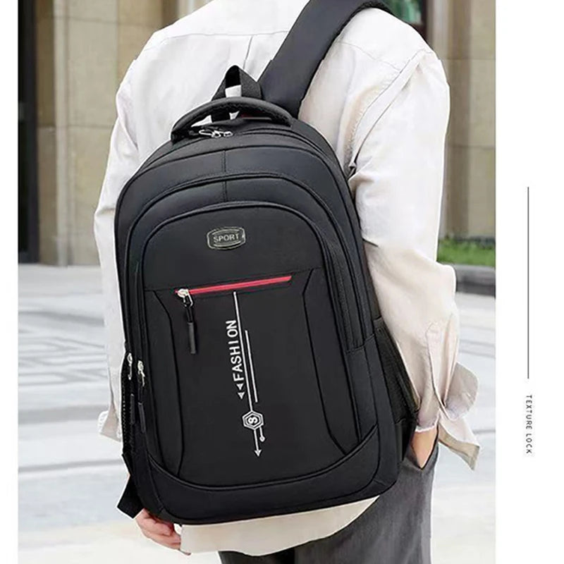 Everyday Versatile Travel Backpack Fashion Contrast Zipper Design