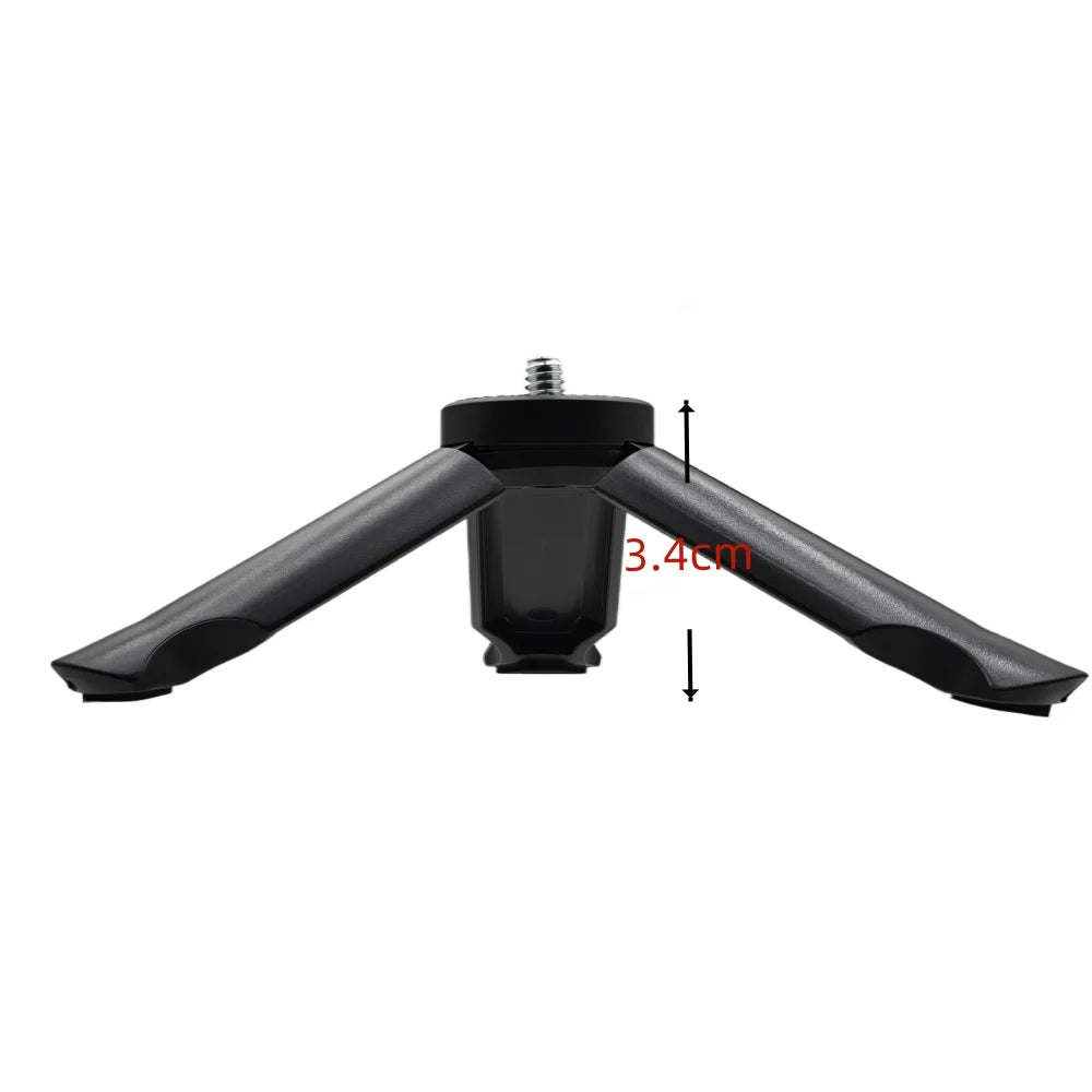 Mini Tripod Portable Table Stand Desk Tripods With 1/4'' Screw for Gopro Hero 13 12 11 10 9 8 Dji Action 5 4 Camera Phone Gimbal Vue