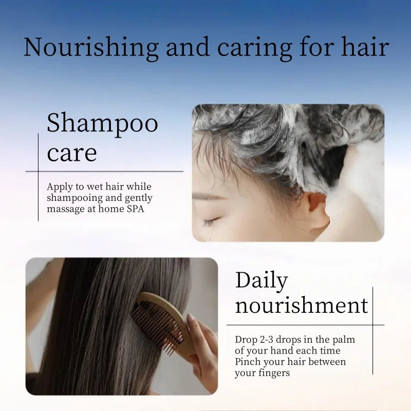 40ml of Glossy Fragrance Hair Care Essential Oil, with a Refreshing Texture, Deeply Nourishes and Moisturizes Hair, Improves Dryness and Frizz Vue