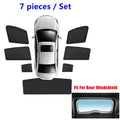 Car Mesh Sunshade For Toyota Land Cruiser Prado J250 MK5 2023 2024 2025 Window Magnetic Visor Sun Shade Curtain Part Accessories Vue 7pcs Sunshades