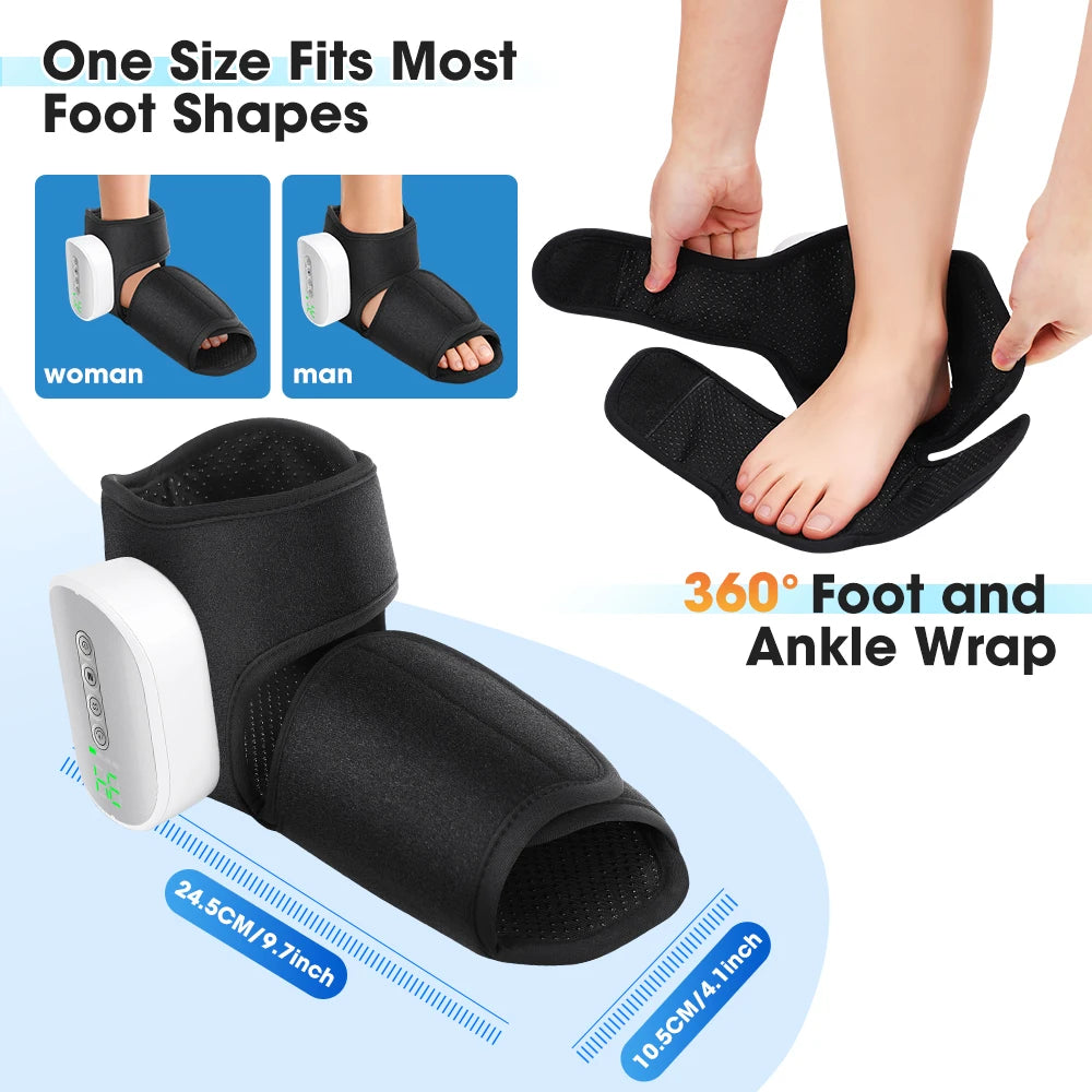 Wireless Foot & Ankle Massager | Heat + Air Compression Foot & Ankle Massager Vue