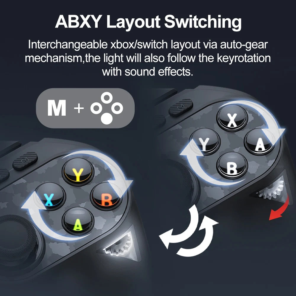 GameSir Tarantula Pro Gamepads PC for Nintendo Switch 2 Controller Android iOS Switch TMR Hall Joysticks NFC Swappable Layout Vue