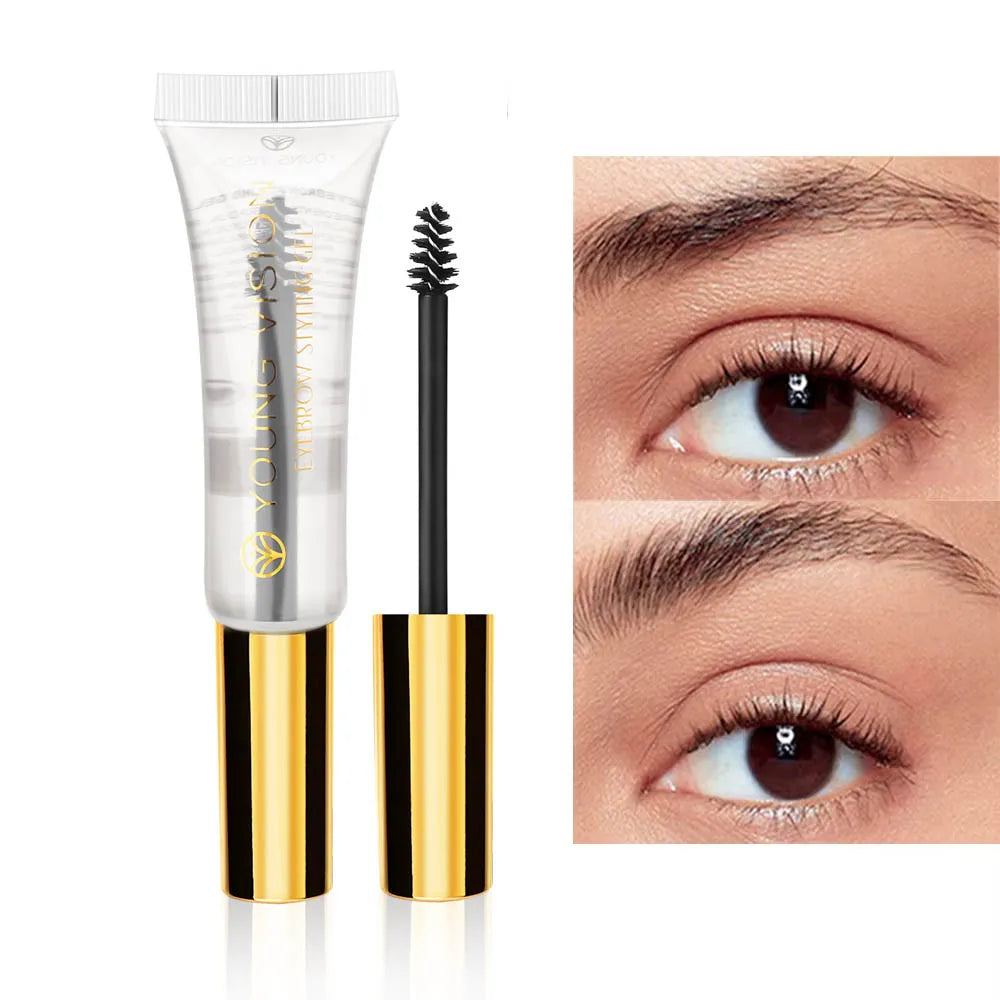 Eyebrow Shaping Gel Transparent Waterproof Eyebrow Shaping Gel Natural Long Lasting 3D Eyebrow Vue