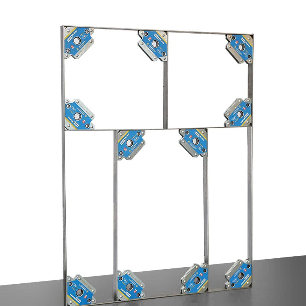 4pcs 50KG Magnetic Welding Holders Angle Solder Arrow Magnet Weld Fixer Positioner 45/90/135° Multi-angle Auxiliary Locator Tool Vue