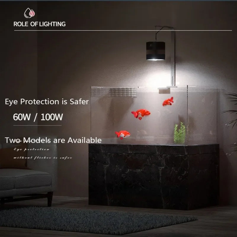 MAYIN Aquarium Full Spectrum Led Downlight Lighting Lamp Goldfish Lamp Special Algae Color Increasing Water Plant Magic Lamp Vue