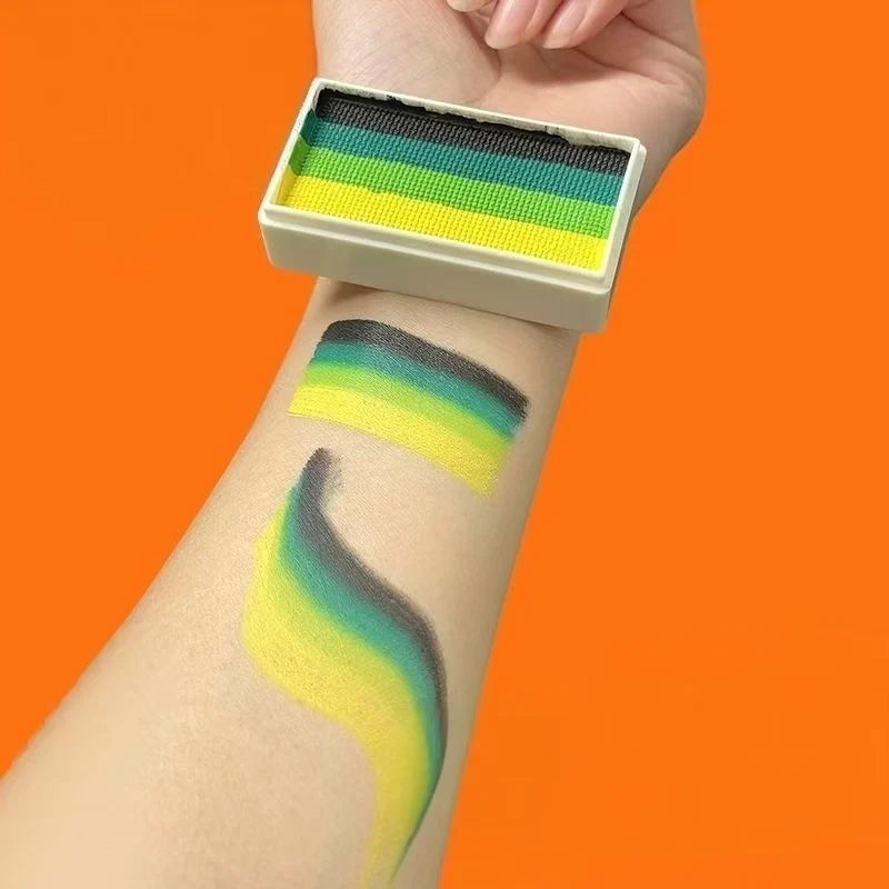 New Products Rainbow Split Cakes 30g Body Art Face Painting Water-based Holiday Adults Kids Cosplay Fancy Dress Costumes Stage Vue NL30-012