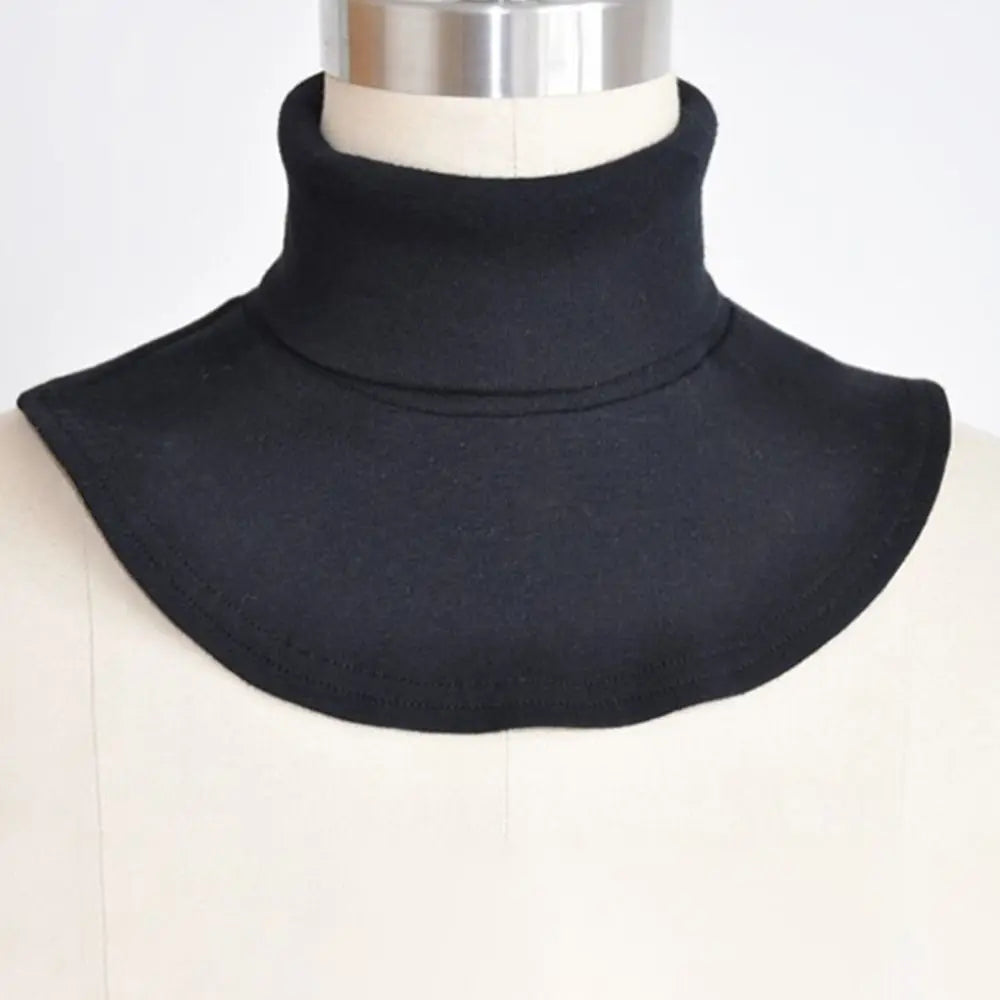 Multicolor Cottonturtleneck Fake Collar Islamic Hijab Extensions
