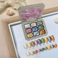 1pc Solid Pearl Cream Oil Painting Gel No Wash Pat Gel Sparkling 3D 9-Color Thick Nail Art Creation Decoration DIY Ins Style Vue 01