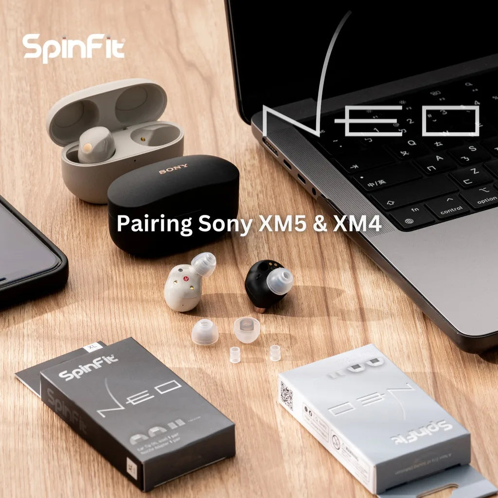 SpinFit NEO Silicone IEM Eartips | Patented 3D Axis Fit IEM Eartips Vue