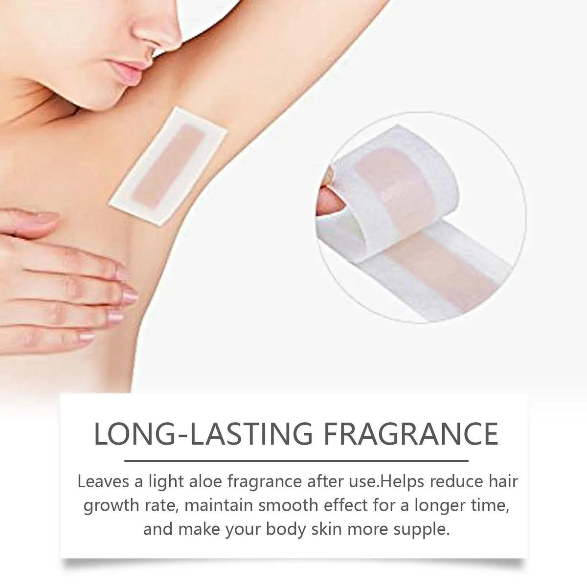 Scented Hair Removal Wax Strips Collection – Gentle Formula for Moisturizing, Refreshing Skin & Silky-Smooth Body Hair Removal Vue