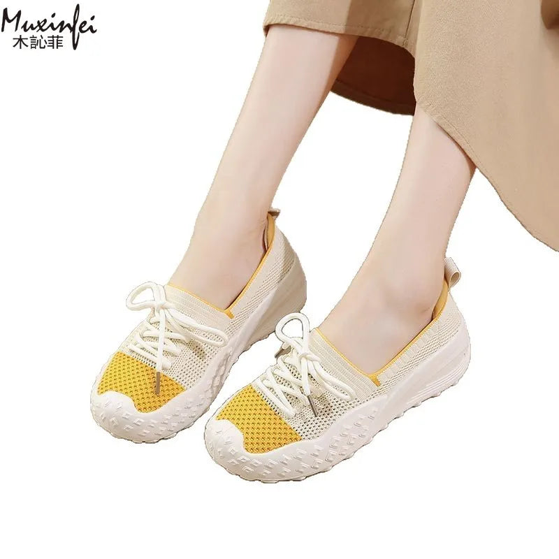 Women's Breathable Mesh Slip-On Sneakers | Soft Sole Casual Shoes Slip-On Mesh Sneakers Vue