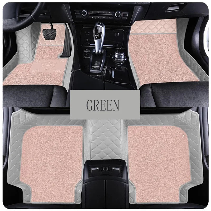 Custom PU Leather Floor Mats – BMW 5 Series F10 G30 2011–2024 Custom Car Floor Mats Vue