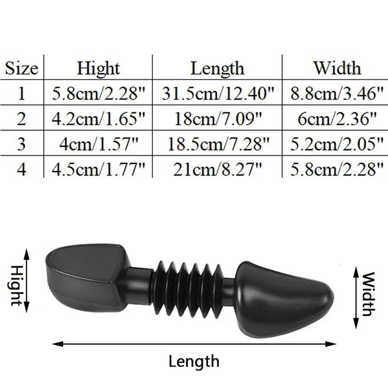1PCS Practical Plastic Adjustable Length Men Shoe Boot Holder Organizers Plastic Tree Vue