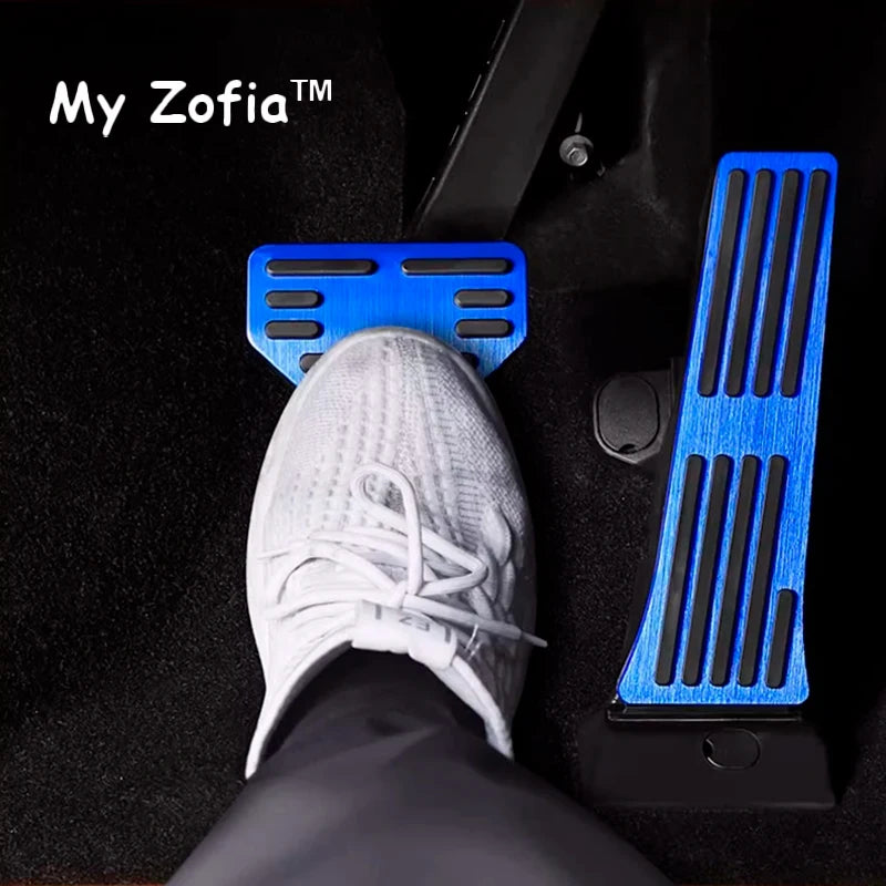 For Leapmotor C10 2024 2025 Car Accelerator Brake Pedals Cover Aluminum Alloy Non Slip Pads Pedal Cover Accessories Vue