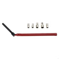 Bar Handle Shower Valve Wrench Labor Saving Durable Hardened Tap Wrench Professional Grade Smooth Surface Plumber Socket Wrench Vue Red