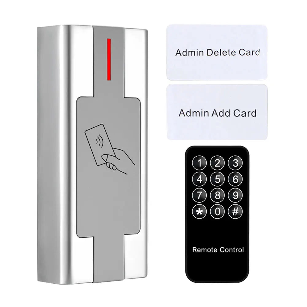 Standalone Zinc Alloy Metal Keypad Waterproof IP68 3000User RFID Card Reader Wiegand Controler for Outdoor Access Control System Vue