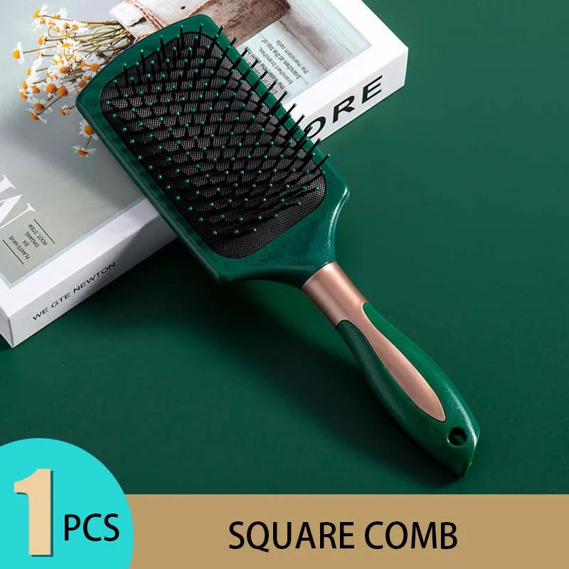 KLINA Hair Massage Air Cushion Comb Brush Scalp Hairbrush Detangle Anti Static Salon SPA Hairdressing Styling Tool Oval Round Vue