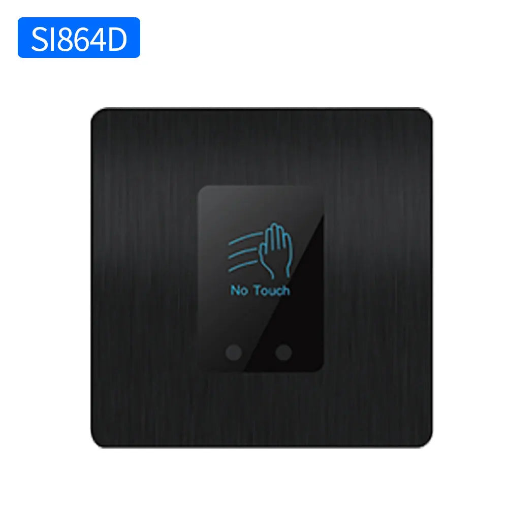DC12V 24V Access Button Door Exit Release Switch Infrared No Touch Gate Opener Access Control System Entry Door Open Touchless Vue SI864D