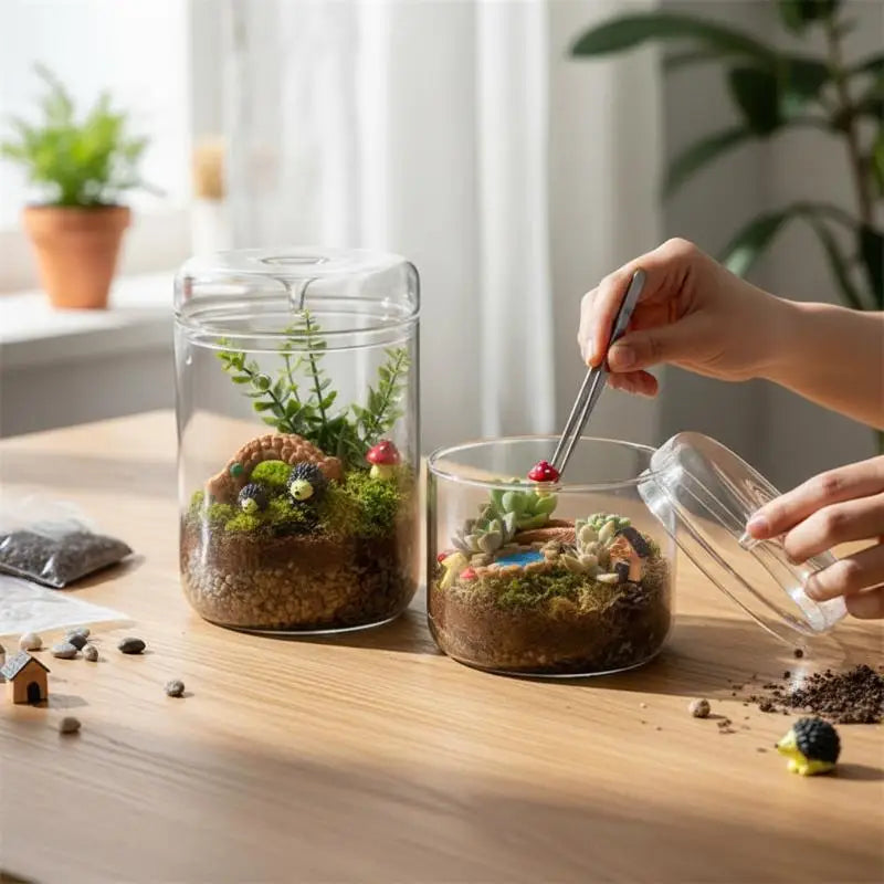 Glass Bottles Creativity Dew Collection Vase Micro Landscape