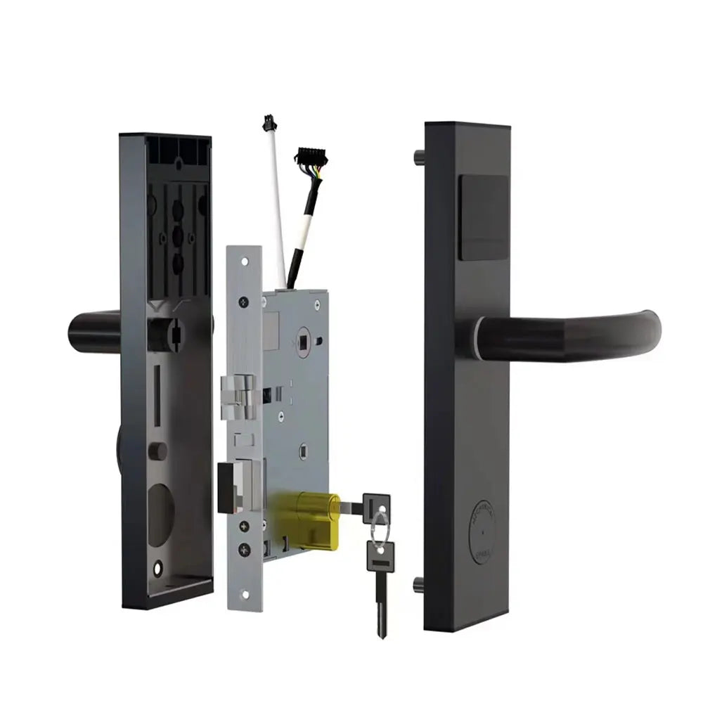 Ttlock App Bluetooth to Wifi Electronic Lock Handle Smart Home Remotely Unlock Door Lock for Hotel / Apartment / Guesthouse /B&B Vue
