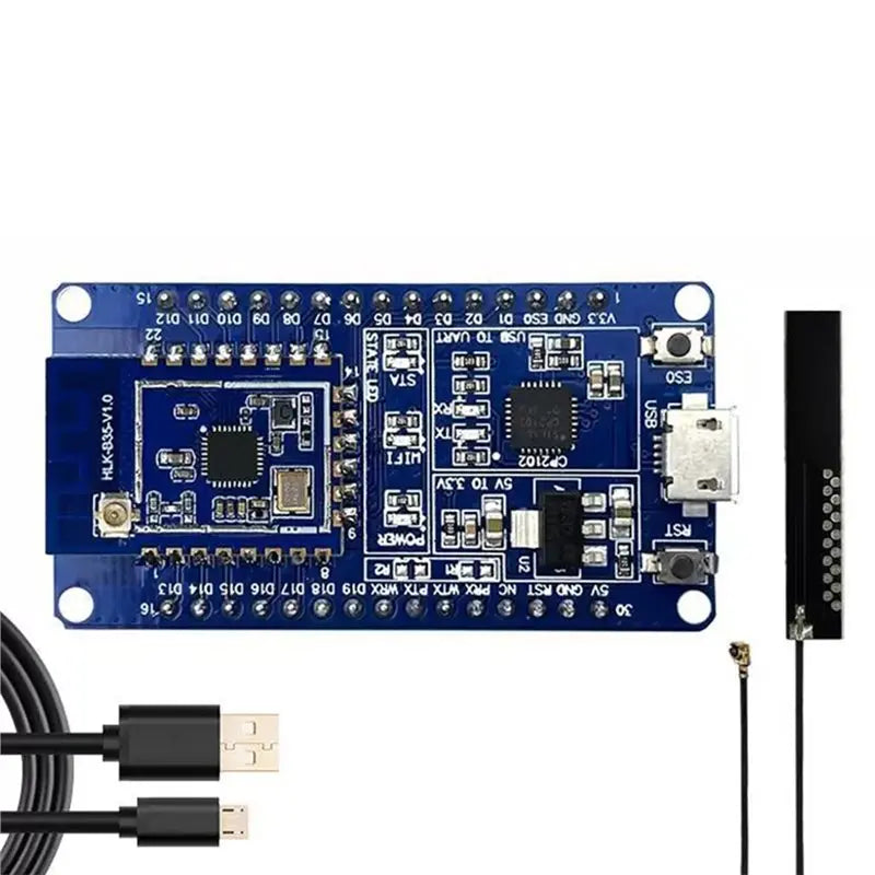 Hot-Serial To Wifi+Bluetooth Dual-Mode Module B35 Remote Transparent Vue Blue