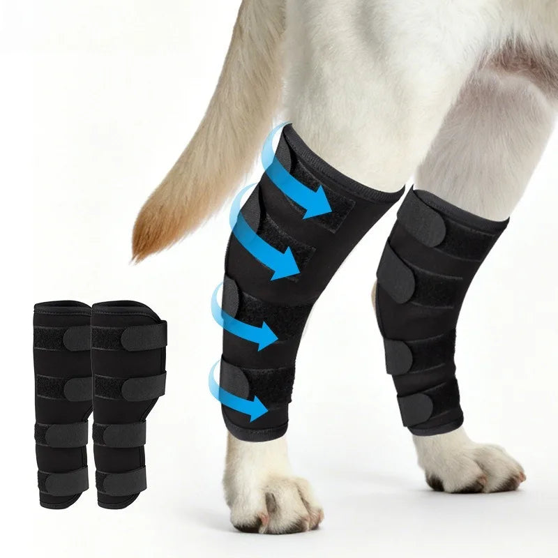 Pet dog protects joints, cares for wounds, leg support dog knee pads, lower limbs, knee joints, ankle joints adjustable Vue