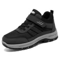 Men's Velcro Walking Shoes – Breathable Casual Comfort Sneakers Casual Walking Shoes Vue B-D-29 Black 42