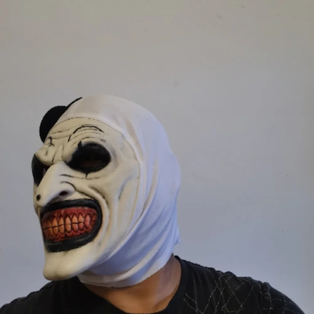 Scary Cosplay Mask Halloween Clown Bloody Latex Soft Props Party