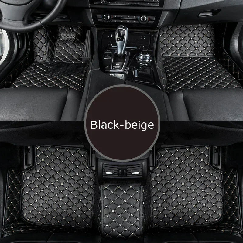Custom Car Floor Mats for Buick Envision Plus S 2014-2026 Weather Anti-Slip Liners Interior Accessories Carpet Rugs Trunk Foot Vue Black beige Envision S 2020-2025 China Mainland