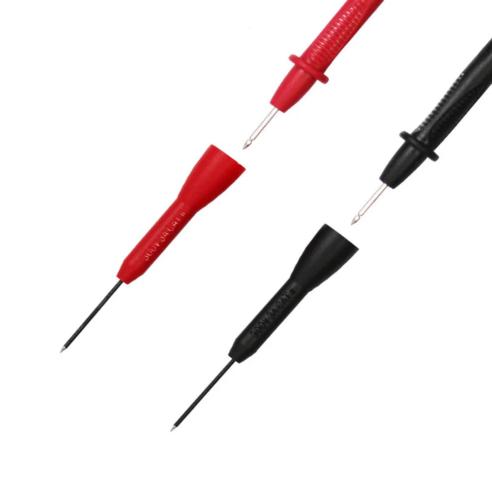 2pcs 1mm Test Probe Insulation Multi-meter Needle Bendable Flexible Probe Stainless Circuit Repair Test Pins For 2mm Test Leads Vue