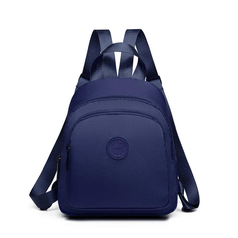 Unisex Mini Nylon Backpack Lightweight Water Resistant Casual Daily