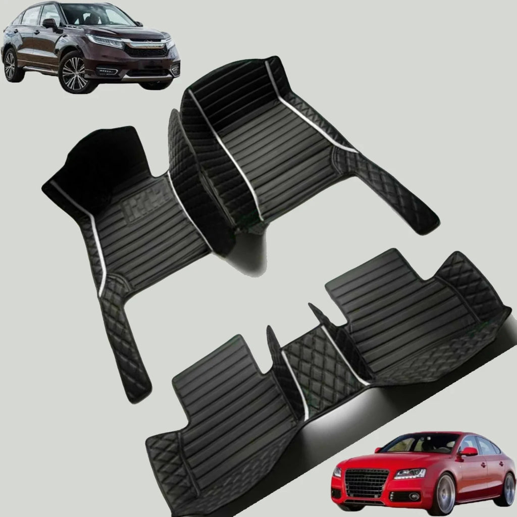 PU-leather waterproof Custom Car Floor Mats For BMW 6er Convertible F12 F06 Coupe F13 BMW 6GT G32 Auto Carpets Foot Coche liners Vue