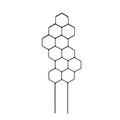 Honeycomb Design Plant Trellis Rustproof Plastic Garden Climbing