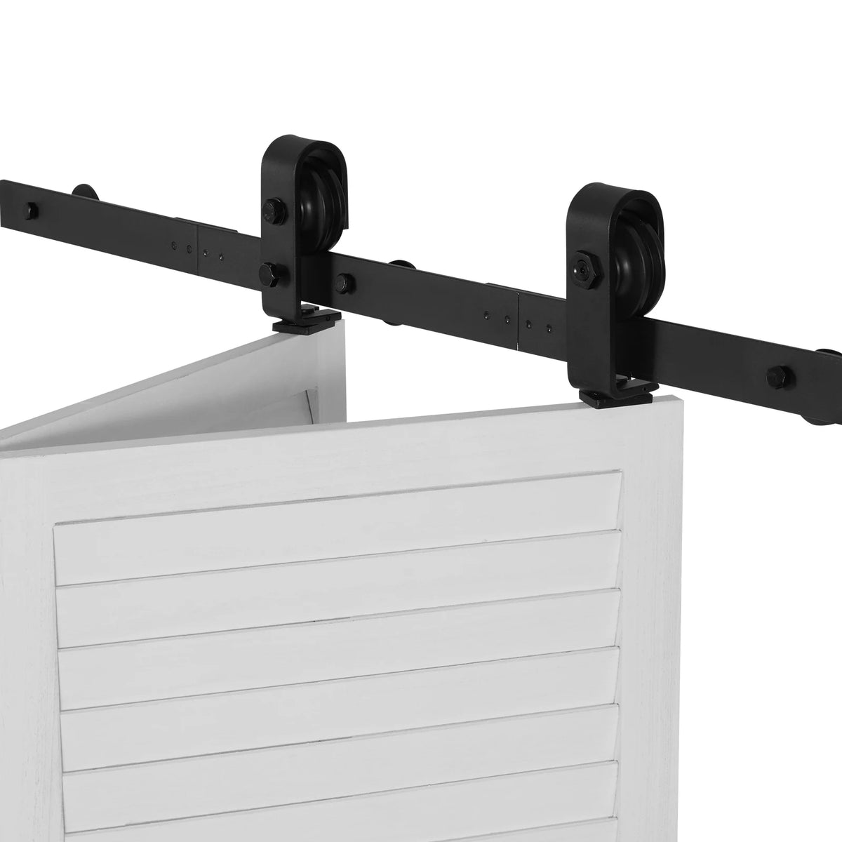 Bi-Fold Sliding Barn Door Hardware Kit | Top Mount Track Barn Door Hardware Kit Vue