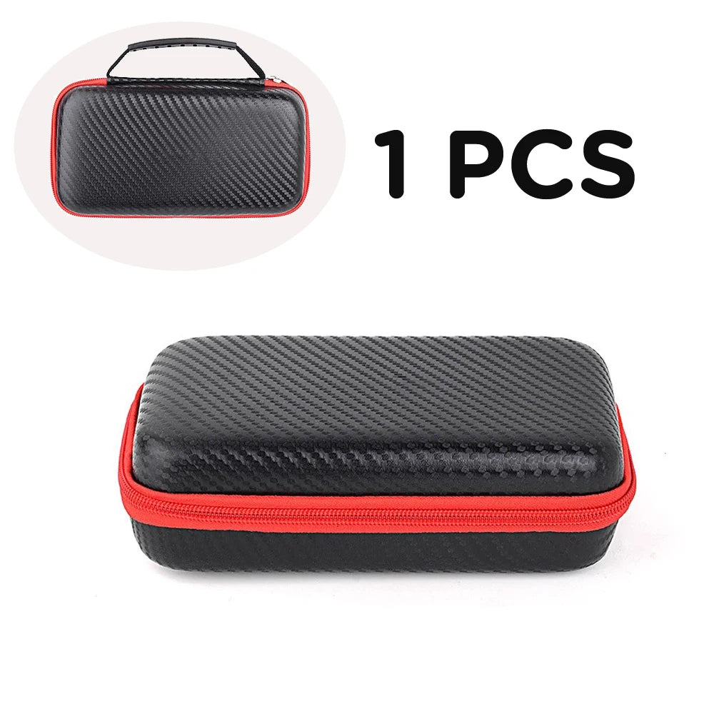 EVA Hard Shell Carry Case Electronic Organizer Bag Shockproof Storage Pouch for Cable Charger Power Bank Headphones Small Tools Vue as photo shown