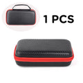 EVA Hard Shell Carry Case Electronic Organizer Bag Shockproof Storage Pouch for Cable Charger Power Bank Headphones Small Tools Vue as photo shown