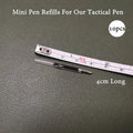 10pcs Mini Pen Refills 4cm long For Our Self-Defense Tactical Pen Accessories Vue black
