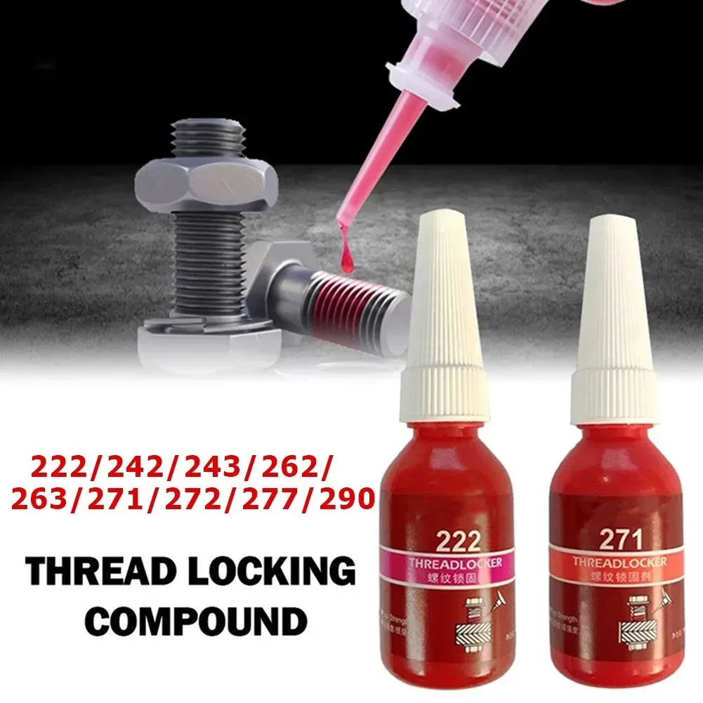 10ml Anaerobic Threadlocker Adhesive 222 242 243 262 271 290 Anaerobic Threadlocker Vue