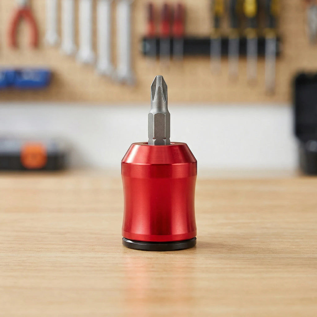 Magnetic Screwdriver Drill Bit Ring 1/4" Hex | Anti-Slip Holder Magnetic Bit Ring Vue