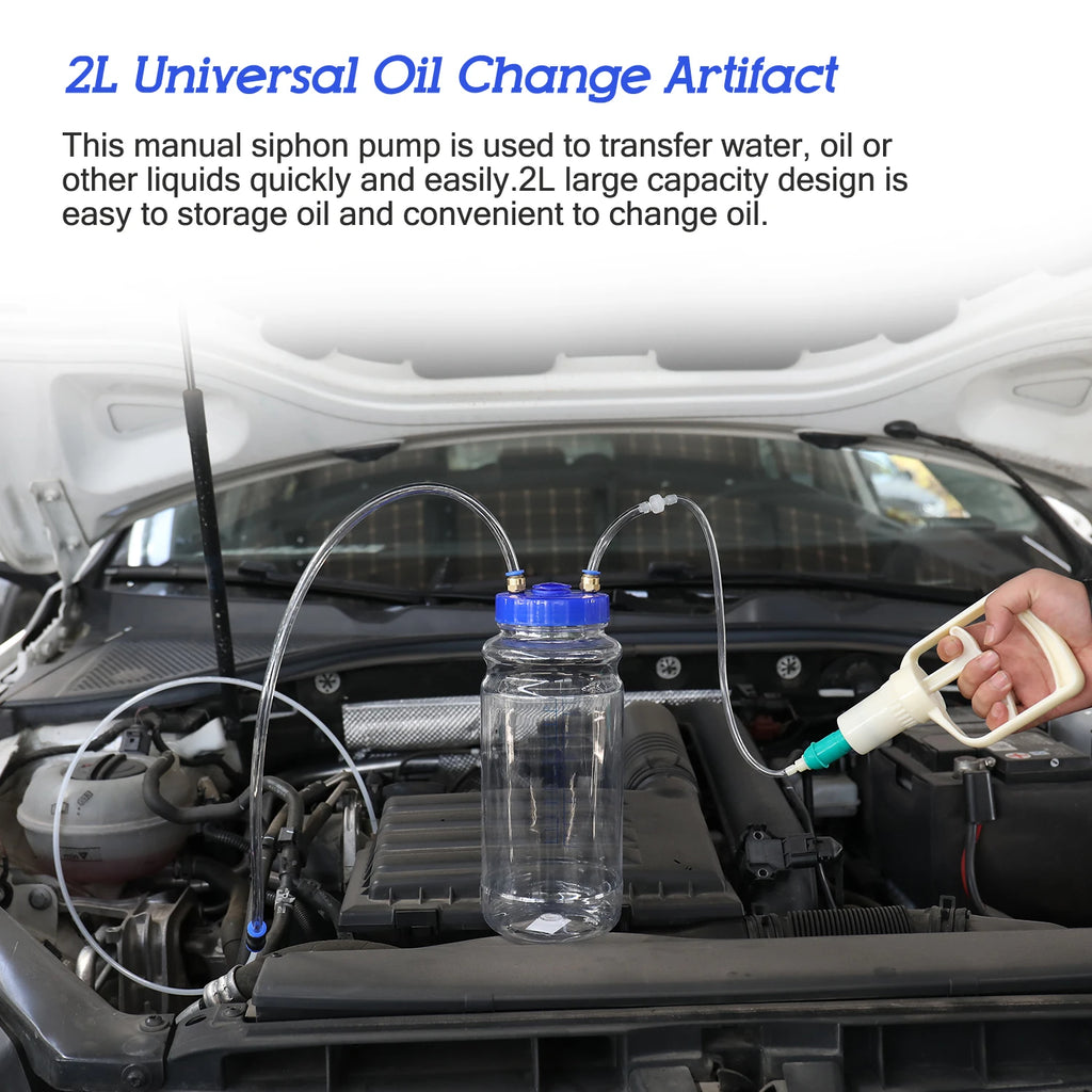 High-Capacity 2L Manual Oil Extraction Pump—Vacuum Pump for Practical Automotive Oil Changes Vue