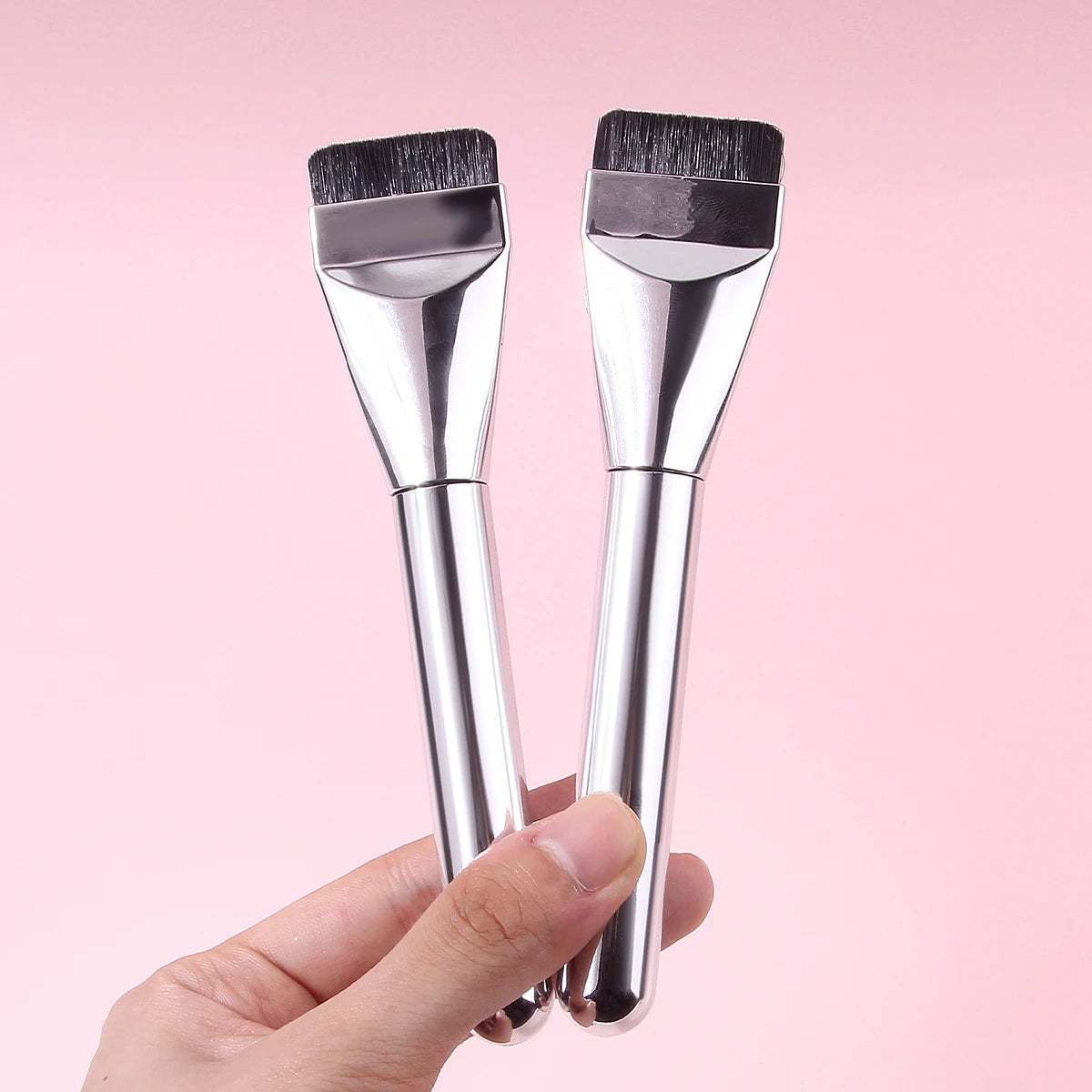 Ultra-thin foundation makeup brush, high-density facial and body Kabuki makeup brush, seamless concealer makeup brush for founda Vue