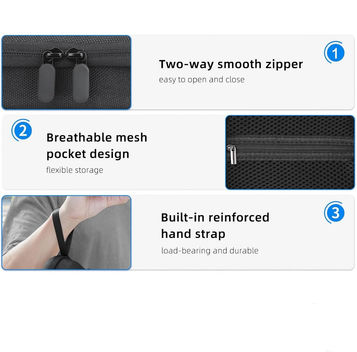 Storage Case For DJI OSMO Nano Bag Travel Protective PU Handbag Waterproof Carry Box Action Camera Accessories Vue