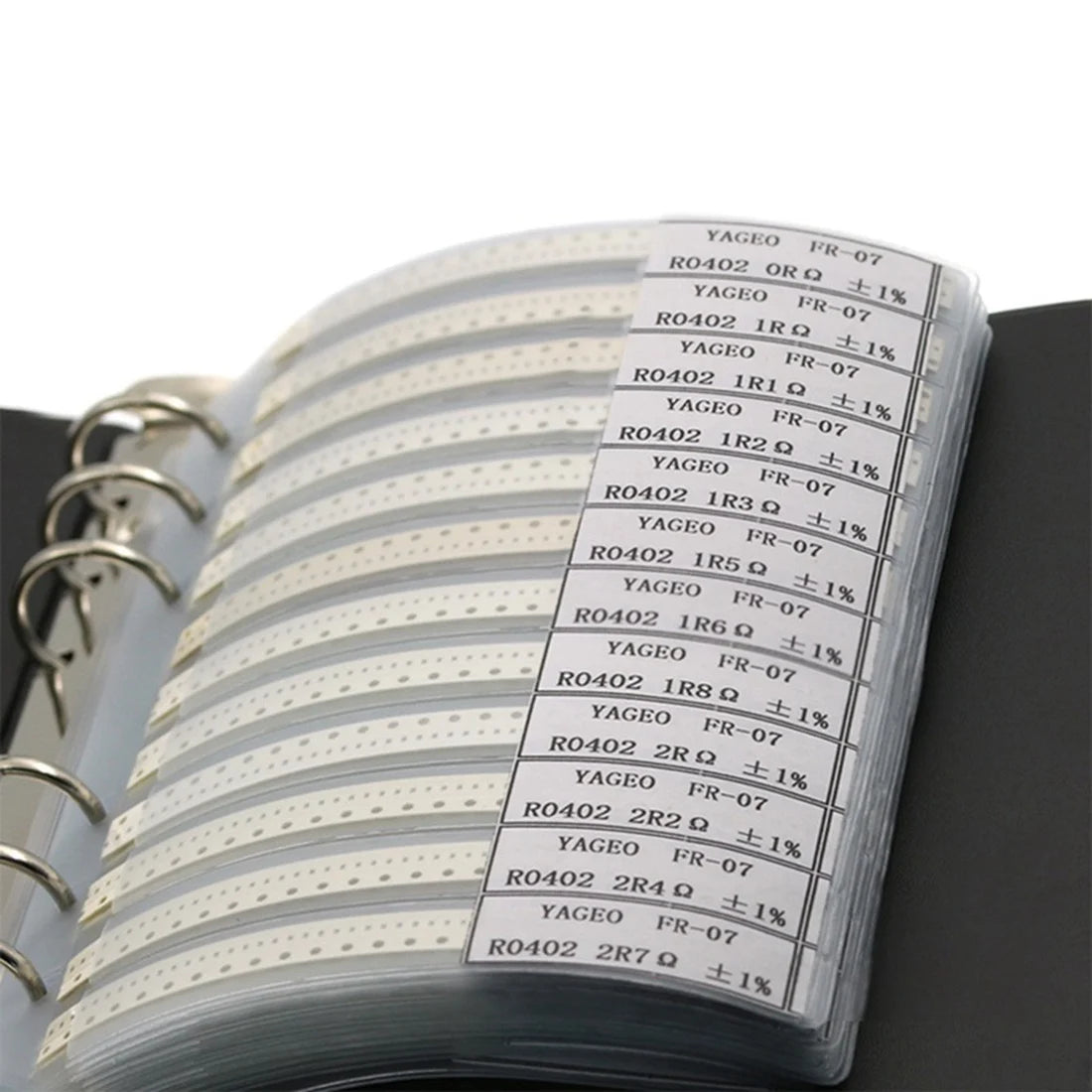 Hot-8500PCS Capacitance Sample Book, 170 Value All Series SMD Ohm Capacitor, 1% SMD Resistor Sample Book Assorted Kit Vue