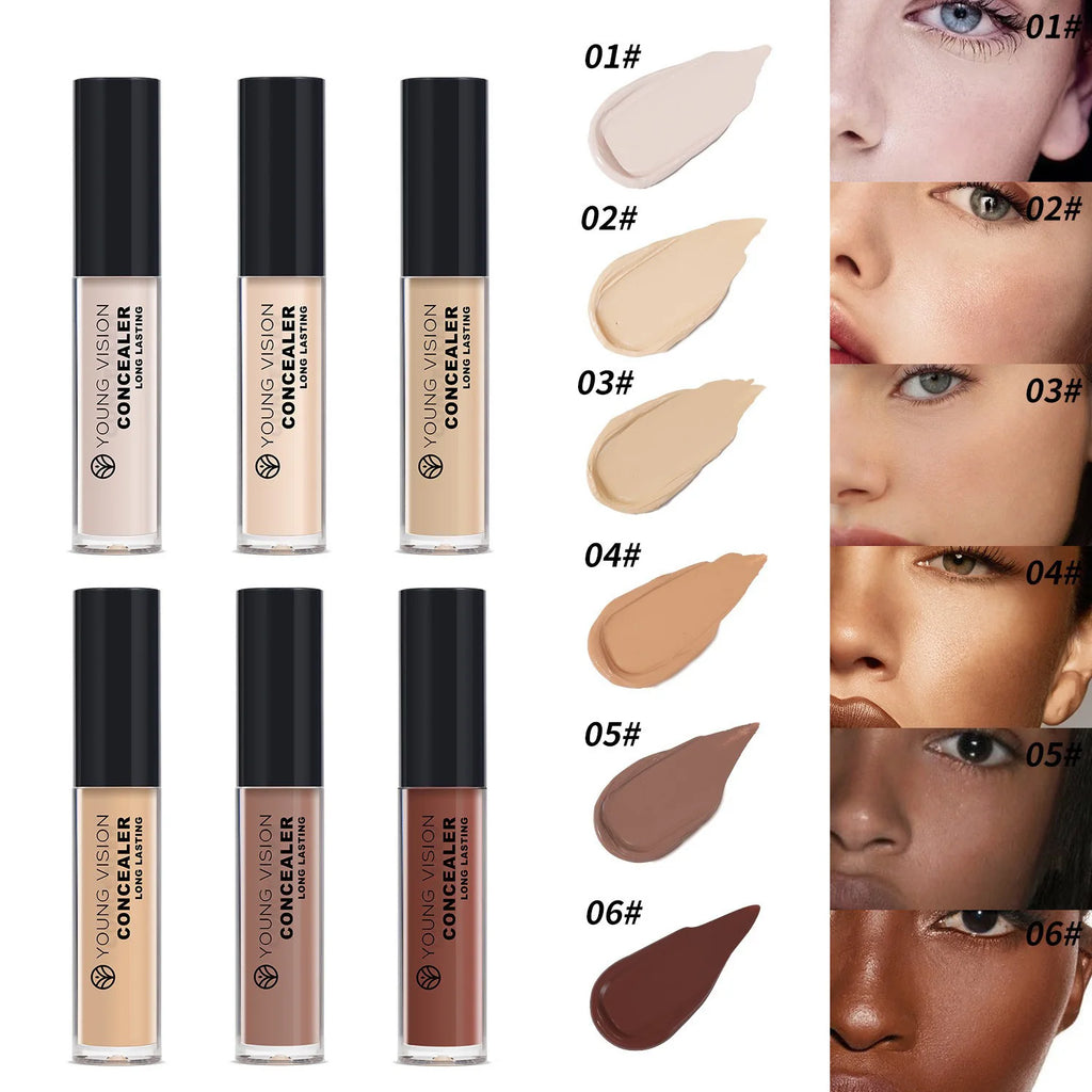 1Pc Liquid Concealer Matte High Coverage Oil Control Cover Acne Dark Circles Foundation Modify Face Waterproof Cosmetics Vue
