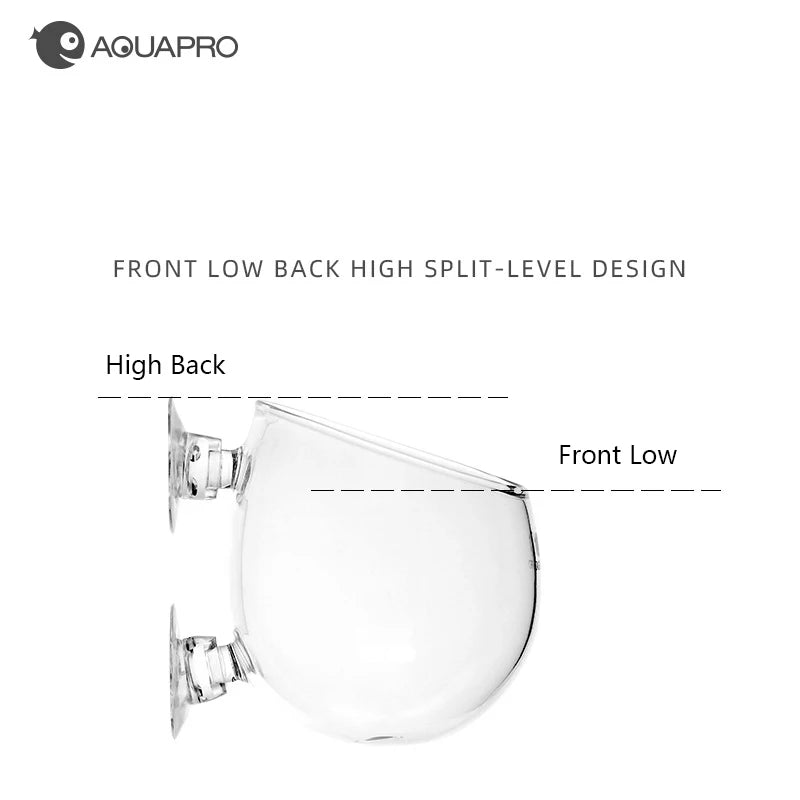 Aquarium Crystal Glass Cultivation Fish Tank Pot Water Potted Aquatic Planting Cylinder Cup Aquarium Hanging Plant decor acuario Vue
