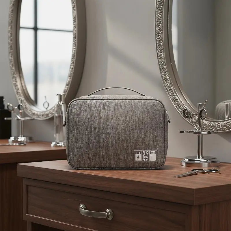 1Pcs Barber Hair Clipper Storage Bag Dustproof Oxford Fabric Haircut Tool Organizer Portable Case for Travel Daily Use Vue