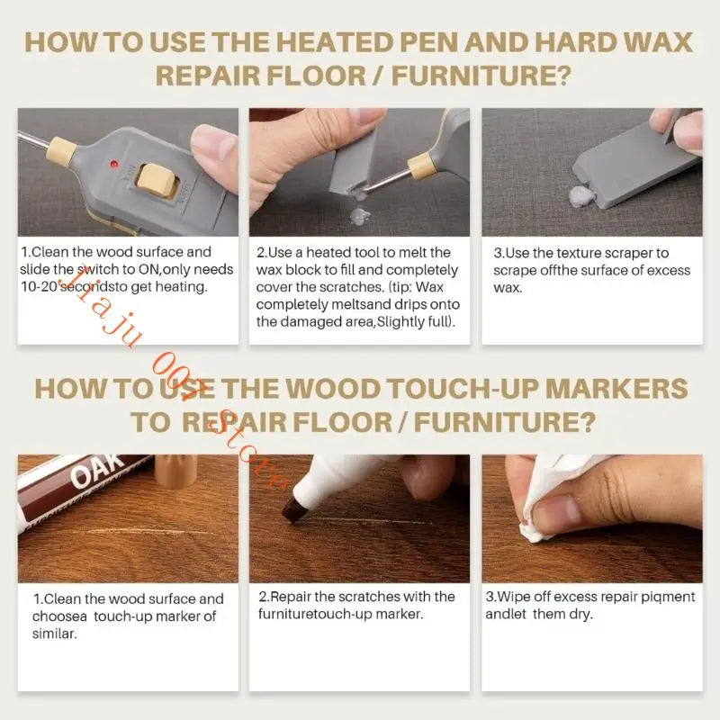 Floor Scratch Repair Pen for Laminate Flooring – Touch-Up Tool Floor Repair Pen Vue