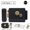 Brand New Electronic Magnetic Door Lock lectric Control Lock For 12V DC Access Control System Video Intercom Door Phone System Vue A Black