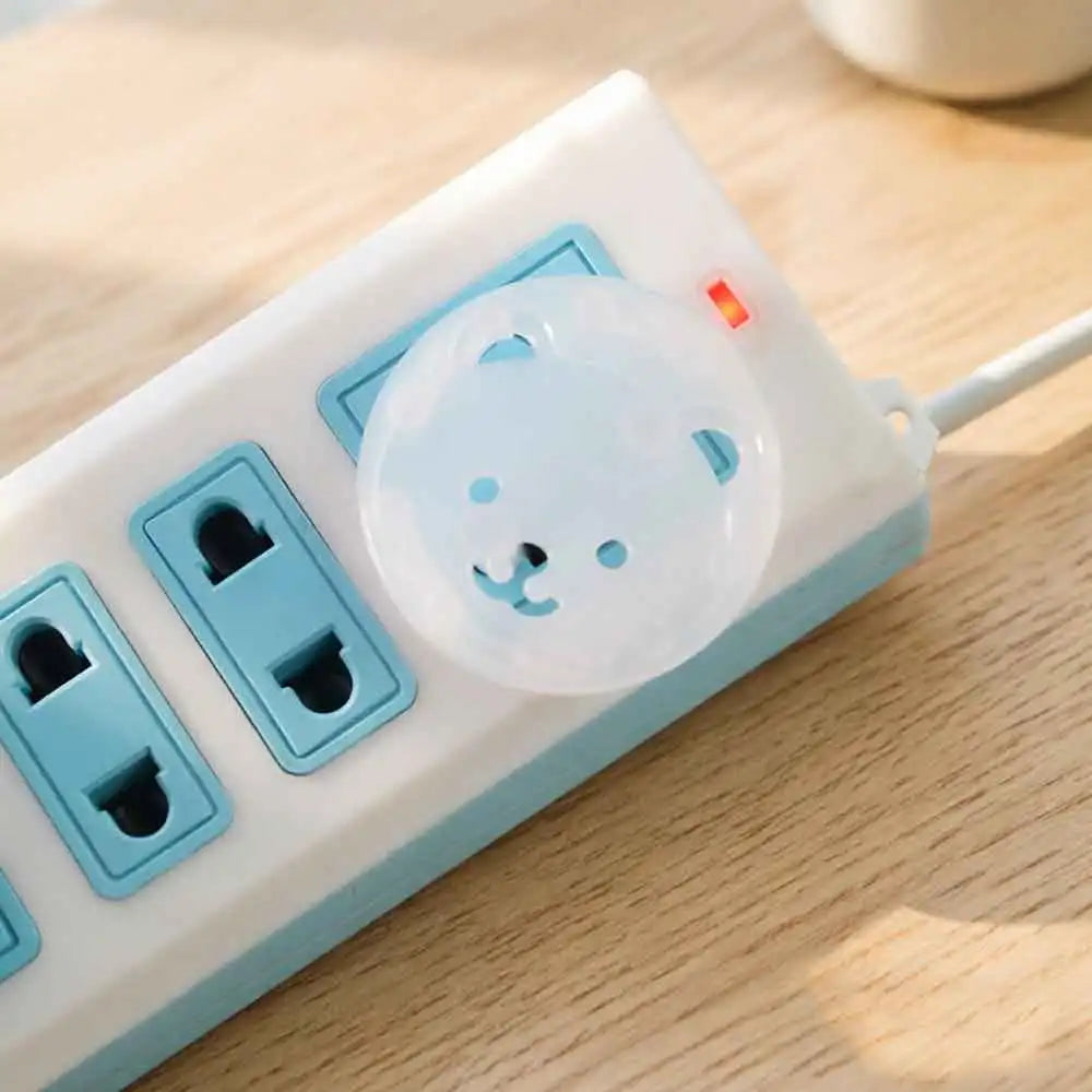 vvocci Thickened Round-head Child Power Outlet Protection Cover; Baby Anti-electric Shock Safety Outlet Cover Vue