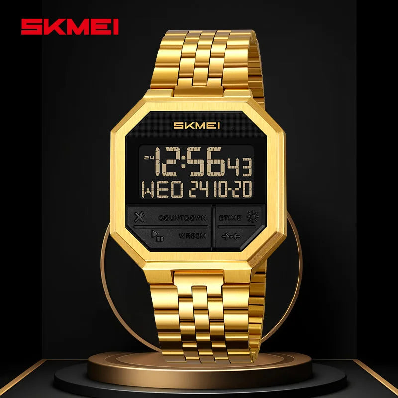 SKMEI 2350 Men's LED Digital Sports Watch | Waterproof Chronograph Men's Digital Watch Vue